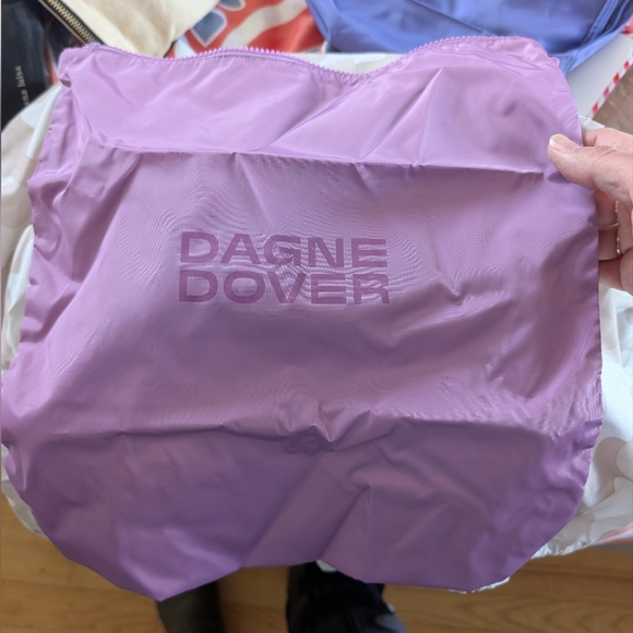Dagne Dover Medium Landon Carryall, Orchid neoprene, like new - Picture 9 of 10